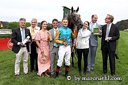 Erle siegt unter Martin Seidl im 166. Henkel Preis der Diana, Gr. 1